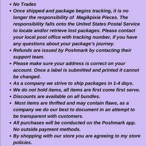 💕Store Policy-Please Read Before Shopping Babes💕